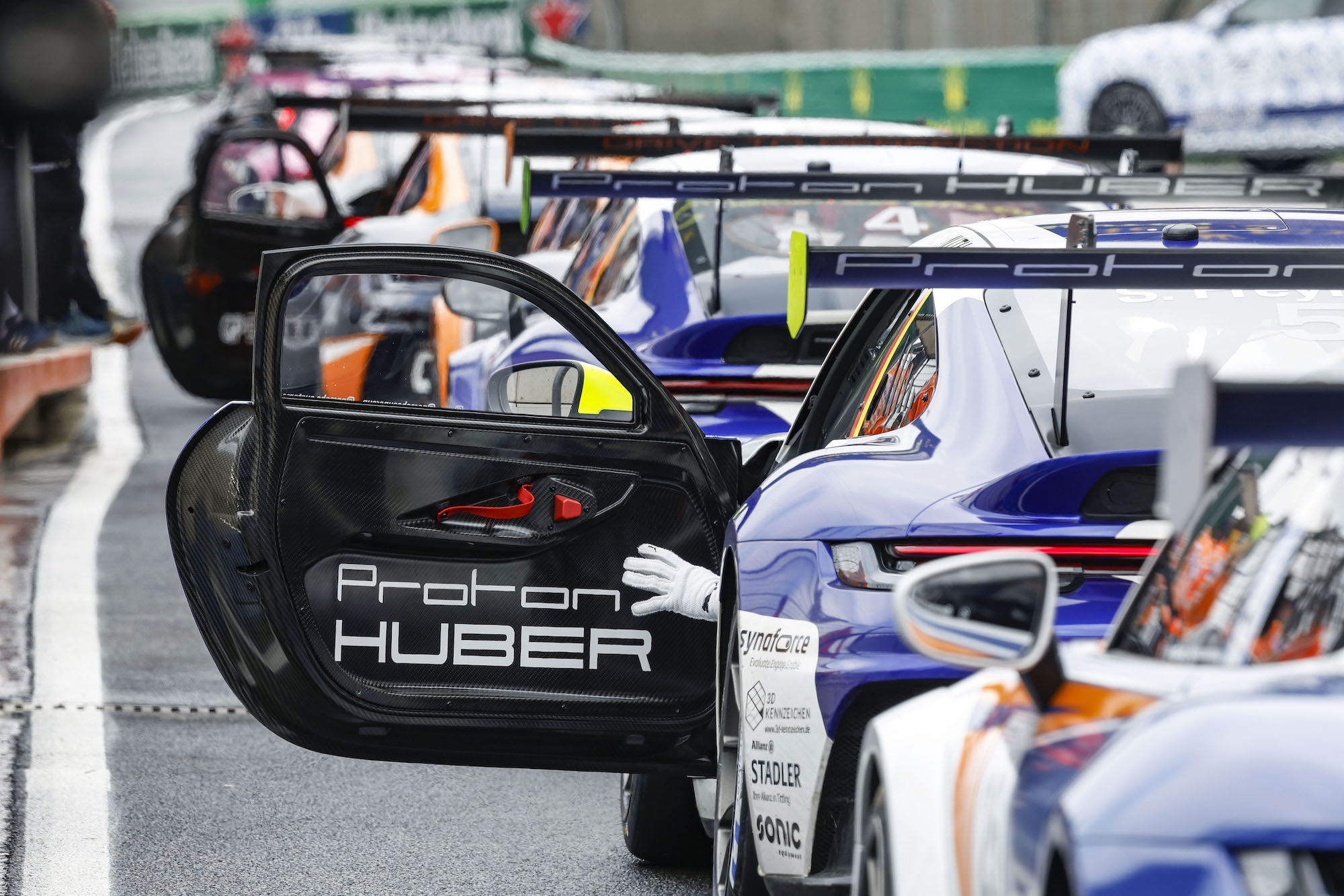 Snapshot of the race on Spa